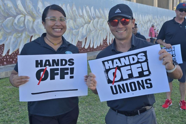 Hands off Unions Photo